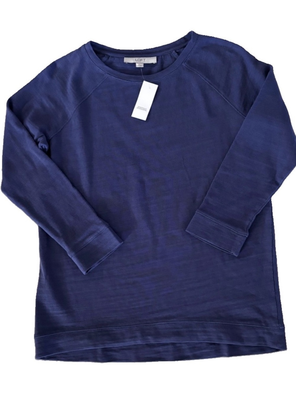 Loft NWT Raglan Long Sleeve Sleeve Lightweight Sweatshirt XS